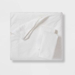 Waffle Weave Duvet and Shams